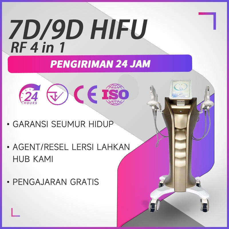 4 in 1 Professional Hifu Facial Neck Tightening Anti-Wrinkle Hifu Machine Hifu 7D korea alat hifu wa