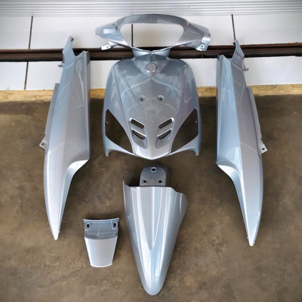 FULL SET BODY HALUS MIO SPORTY WARNA SILVER