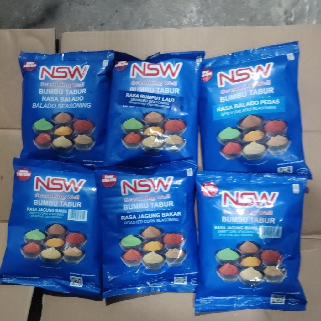 bumbu tabur untuk kerupuk dan tela tela NSW