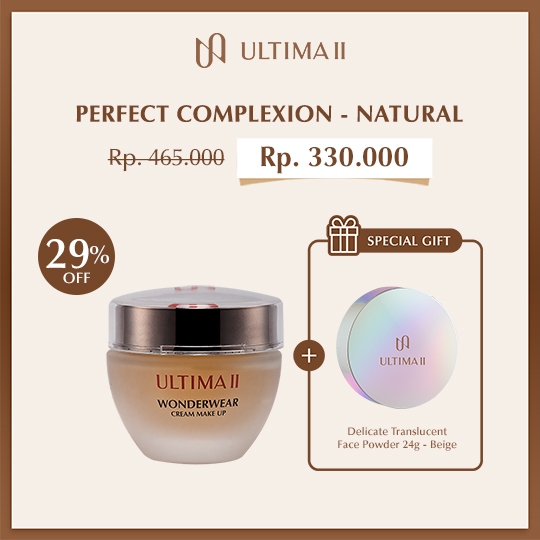 [B1G1] ULTIMA II Wonderwear Cream Makeup Free Delicate Face Powder 24gr
