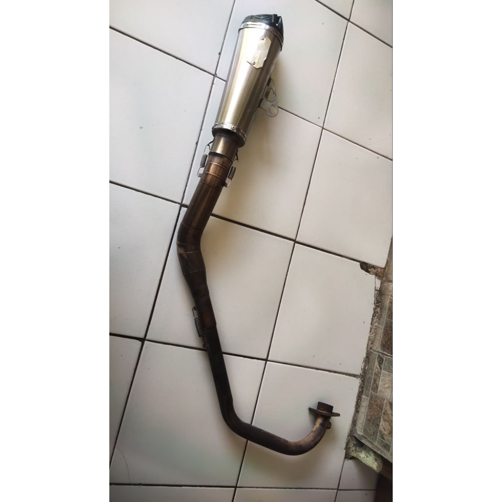 KNALPOT R9 OVAL FULL SISTEM COPOTAN GSX