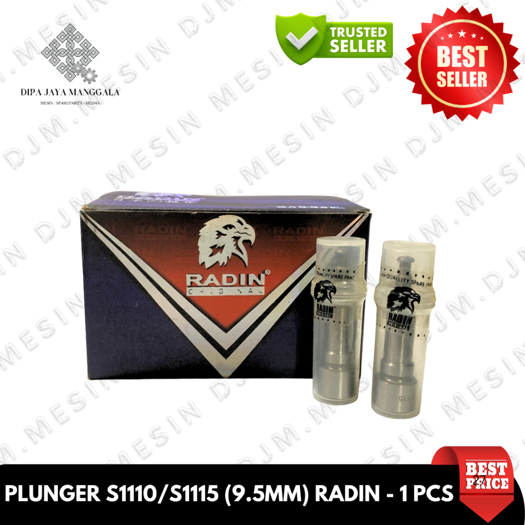 S1110-1115 Plunger/ Plunyur / Pompa solar (9,5mm) Radin Plunger Plunyer ZS1110 S1110 ZH1110 ZS1115 S