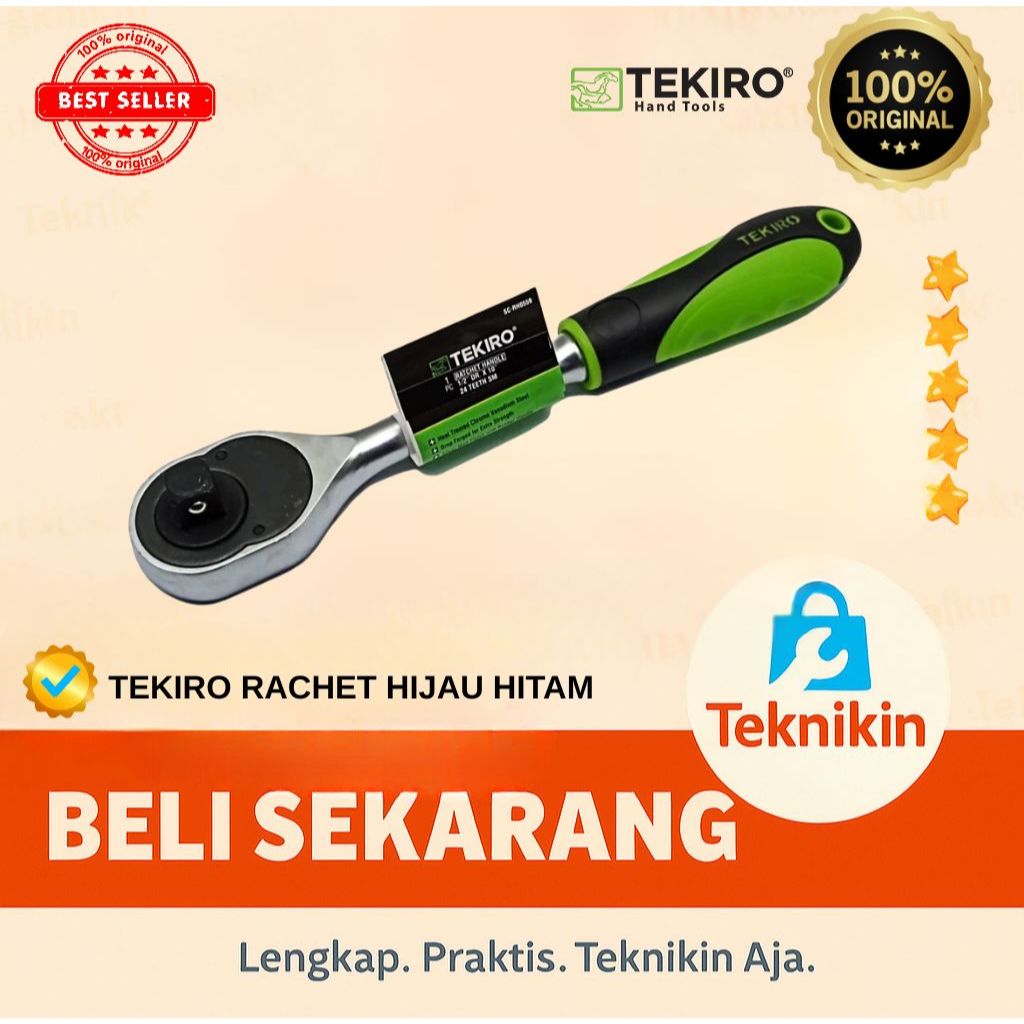 TEKIRO Gagang Handel Rachet 1/2 Inch Gagang Kunci Sock Rachet Tekiro.