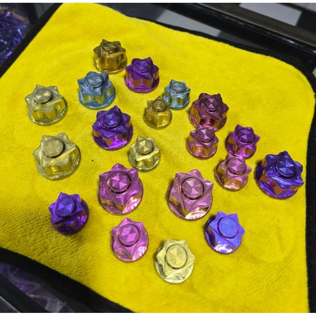 SATUAN Mur titanium roda belakang As roda belakang titanium original