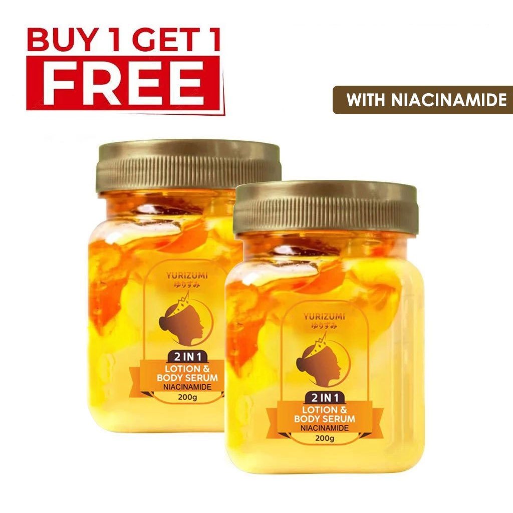 BUY 1 GET 1 Yurizumi Lotion Body Serum Brightening Vit C Collagen Lotion Pencerah Kulit Badan