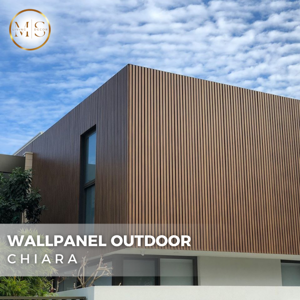 Wallpanel Outdoor Chiara | Wall Clading Outdoor 290cm l WPC Outdoor Panel Dinding Motif Kayu l Woodp