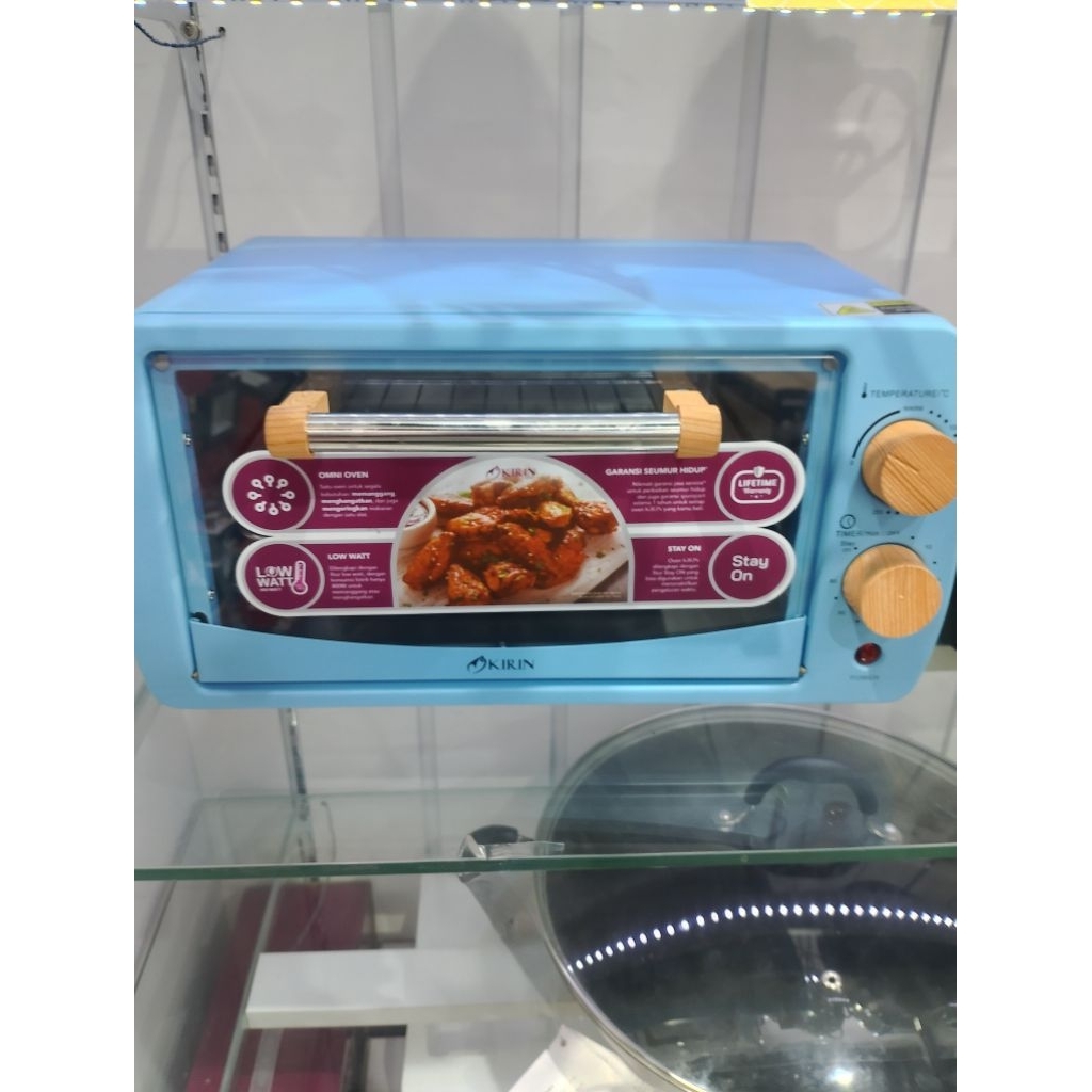 Oven Kirin KBO 90 Omni Oven Kapasitas 9 Liter Oven Kecil Mini Daya 400 Watt Pemanggang Mini Kirin KB