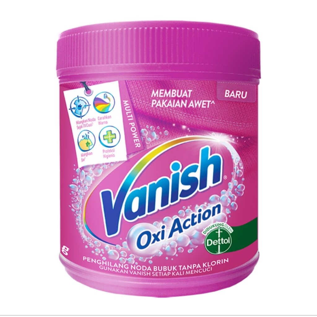 Vanish Pink Penghilang Noda Pakaian Bubuk 400 g