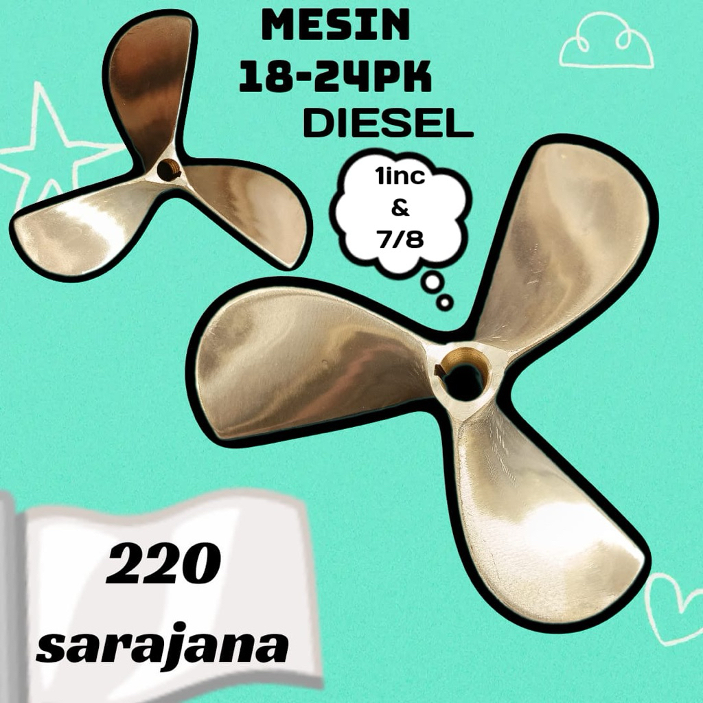 KIPAS KAPAL BALING BALING BALING PERAHU KUNINGAN 220 saranjana