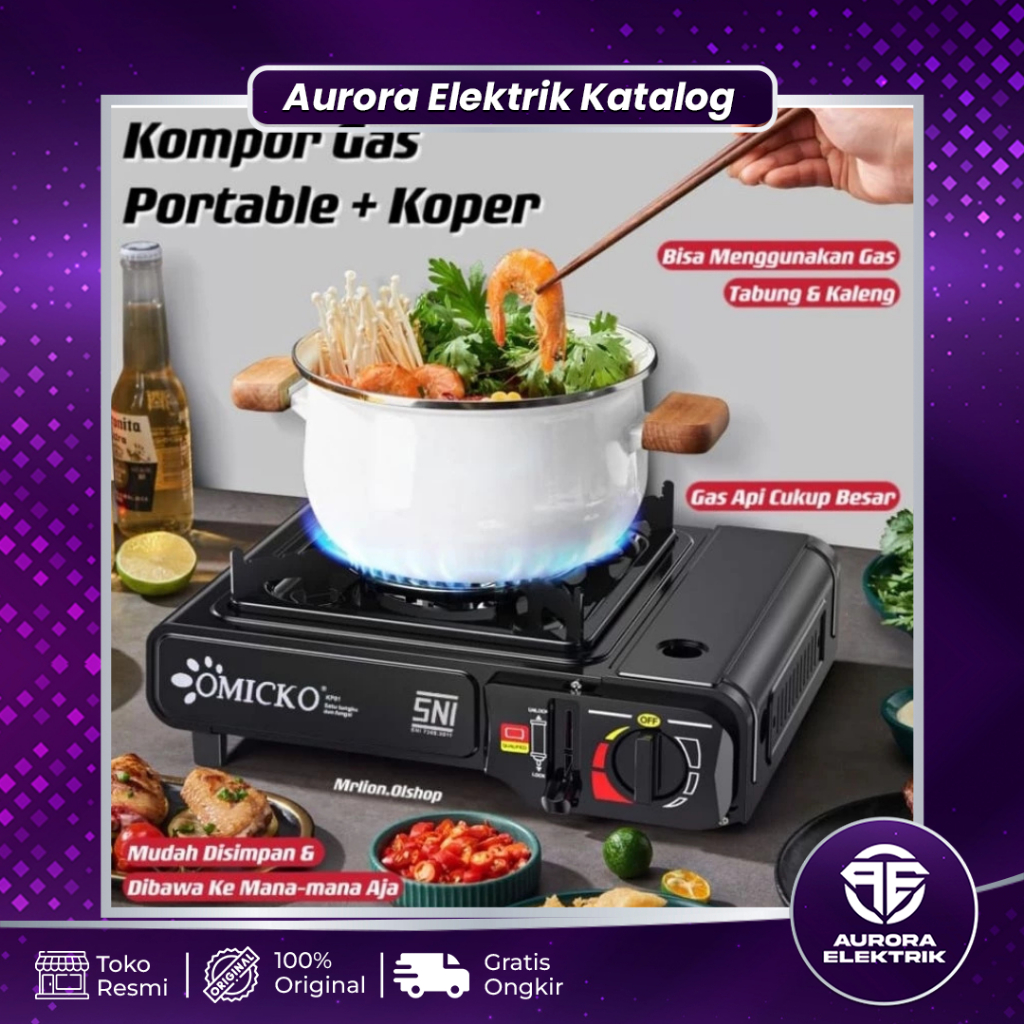Kompor Gas Portable OMICKO