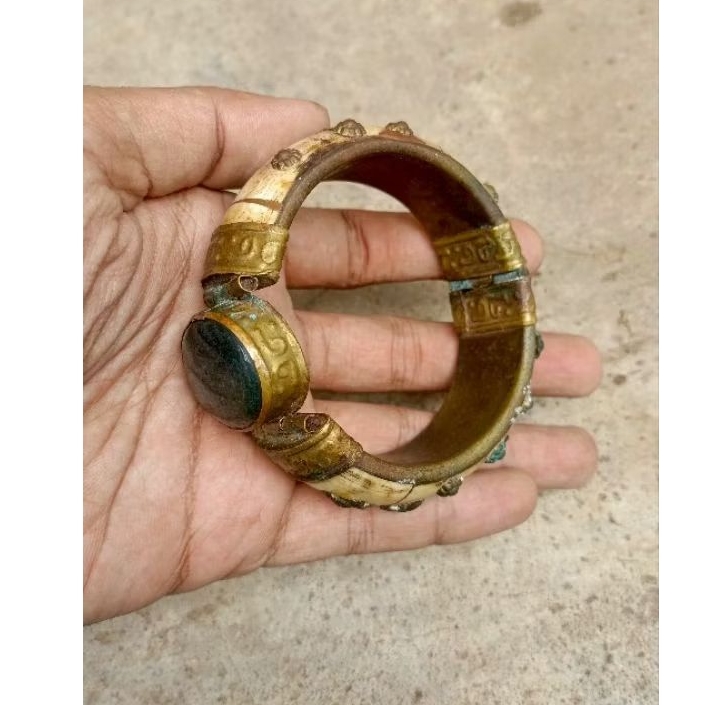 gelang kuningan primitif lawas antik jadul langka