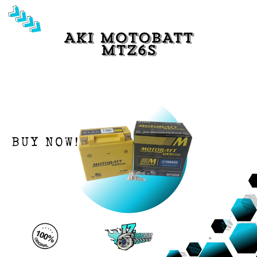 AKI MOTOR MOTOBATT MTZ6S ORIGINAL MOTOOBAT