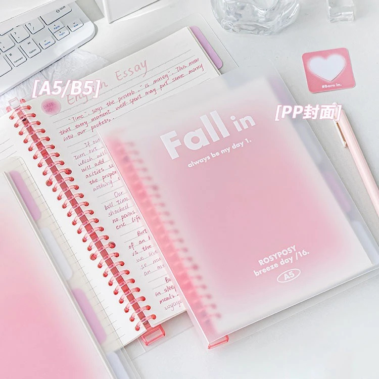 Buku Binder A5 B5 / Notebook Aesthetic Korea Besar / Buku Jurnal / Buku Catatan Lucu / Sampul Buku A