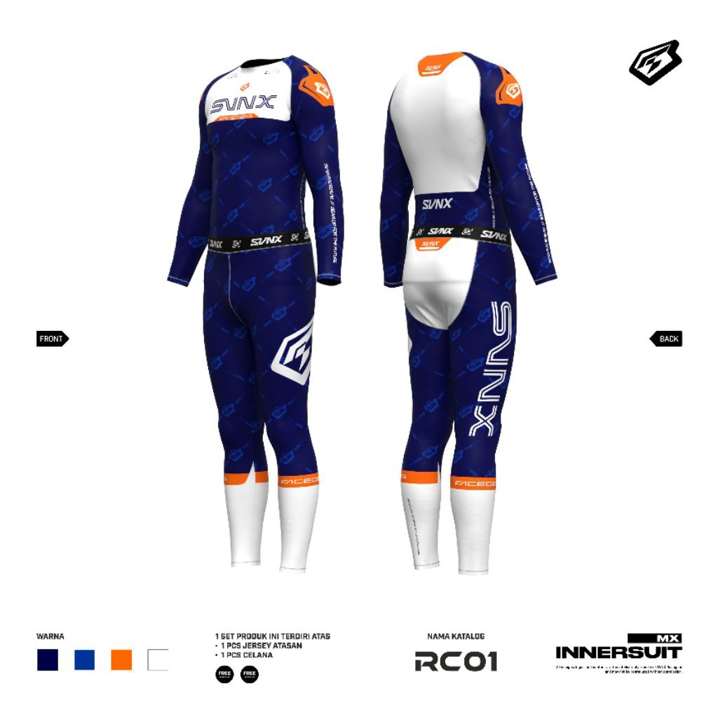 INNERSUIT CUSTOM SVNX INNER SUIT MX RC01 SERIES