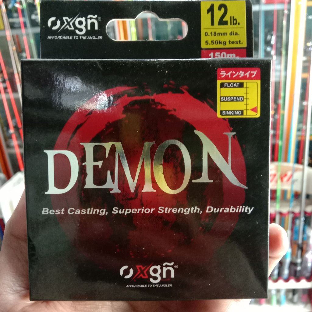 senar pancing oxgen demon super kuat