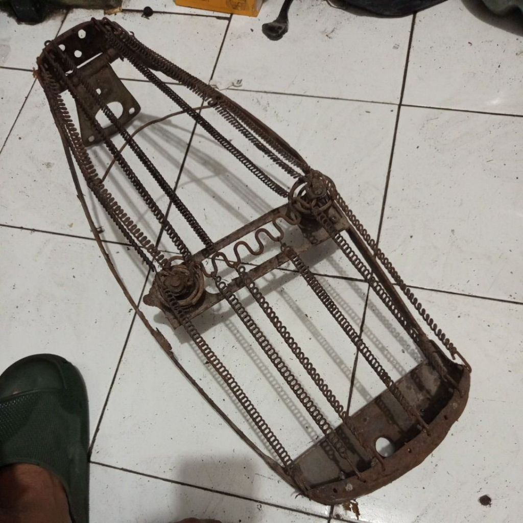 rangka jok spartan original cabutan lubang 3