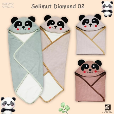 Selimut bayi + topi - selimut bayi lembut - selimut bayi lucu - selimut bayi karakter