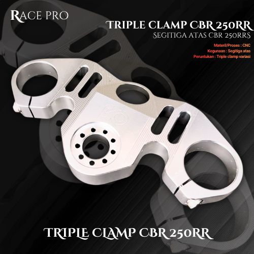 TRIPLE CLAMP CBR 250RR SEGITIGA ATAS CBR 250RR TRIPLE CLAMP RACEPRO CBR CBR250RR