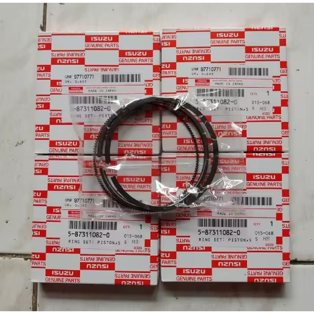 RING SEHER ISUZU PANTHER 2.5 RING PISTON ISUZU PANTHER 2.5 ISUZU TRAGA SET 4PCS