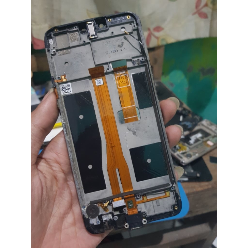 Tulangan Oppo A3S , Set Flexibel Cas Ori.