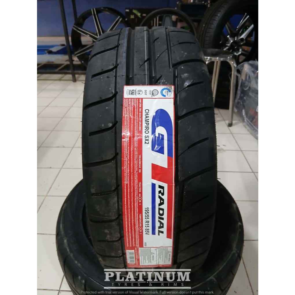 BAN SEMISLICK GT RADIAL CHAMPIRO SX2 195 55 R15 II 195/55 R15 SX2