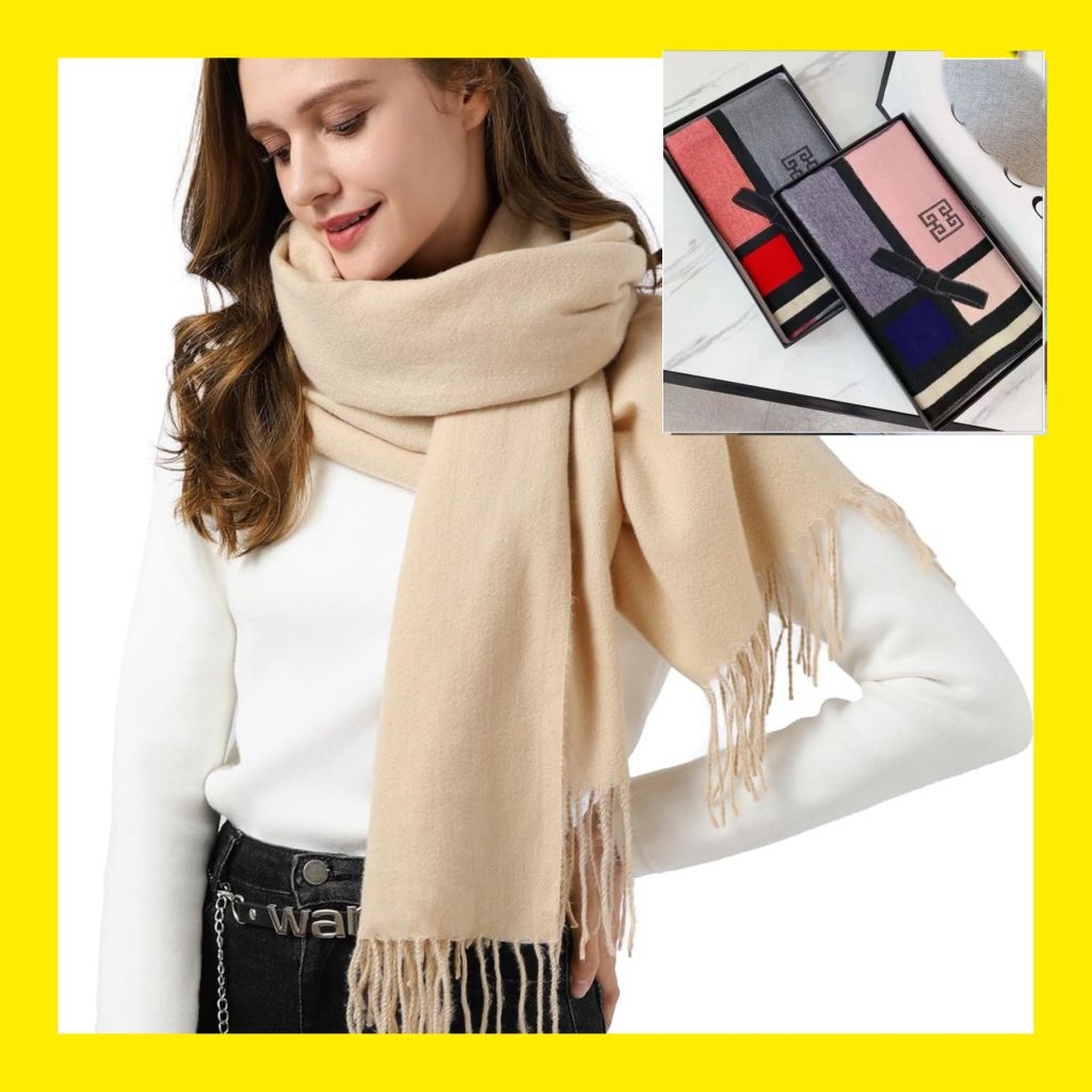 Syal Scarf Winter pita Cashmere Pashmina