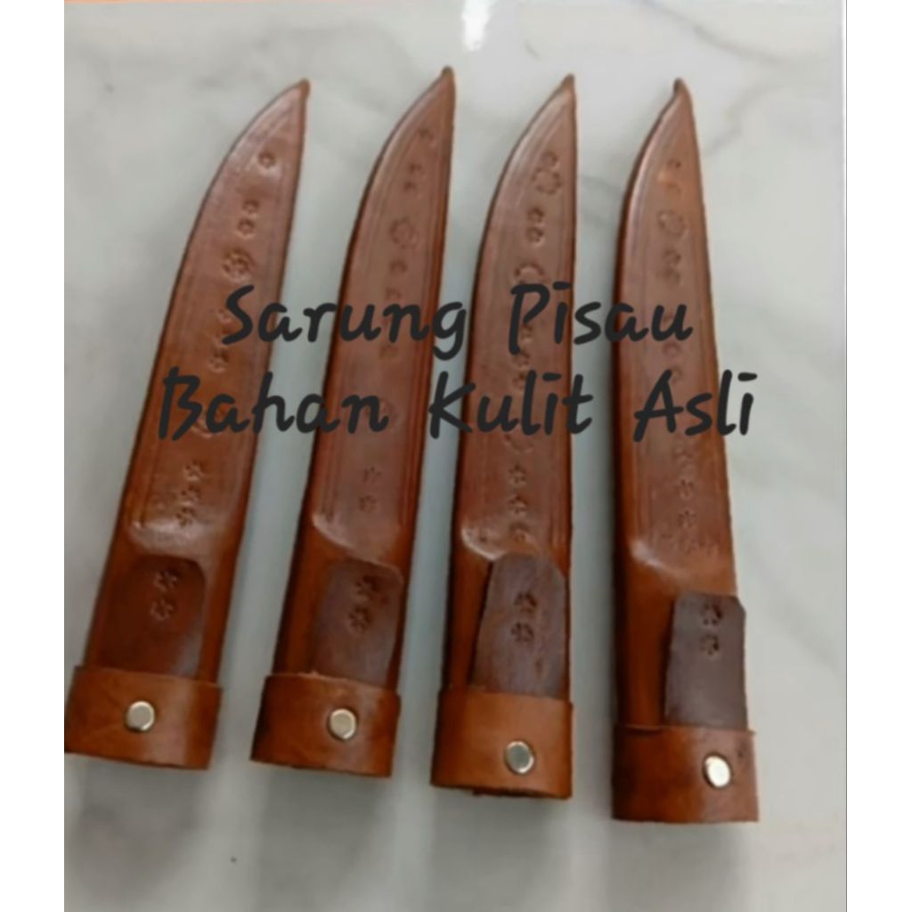 Serangka Pisau Sarung Pisau Bahan Kulit