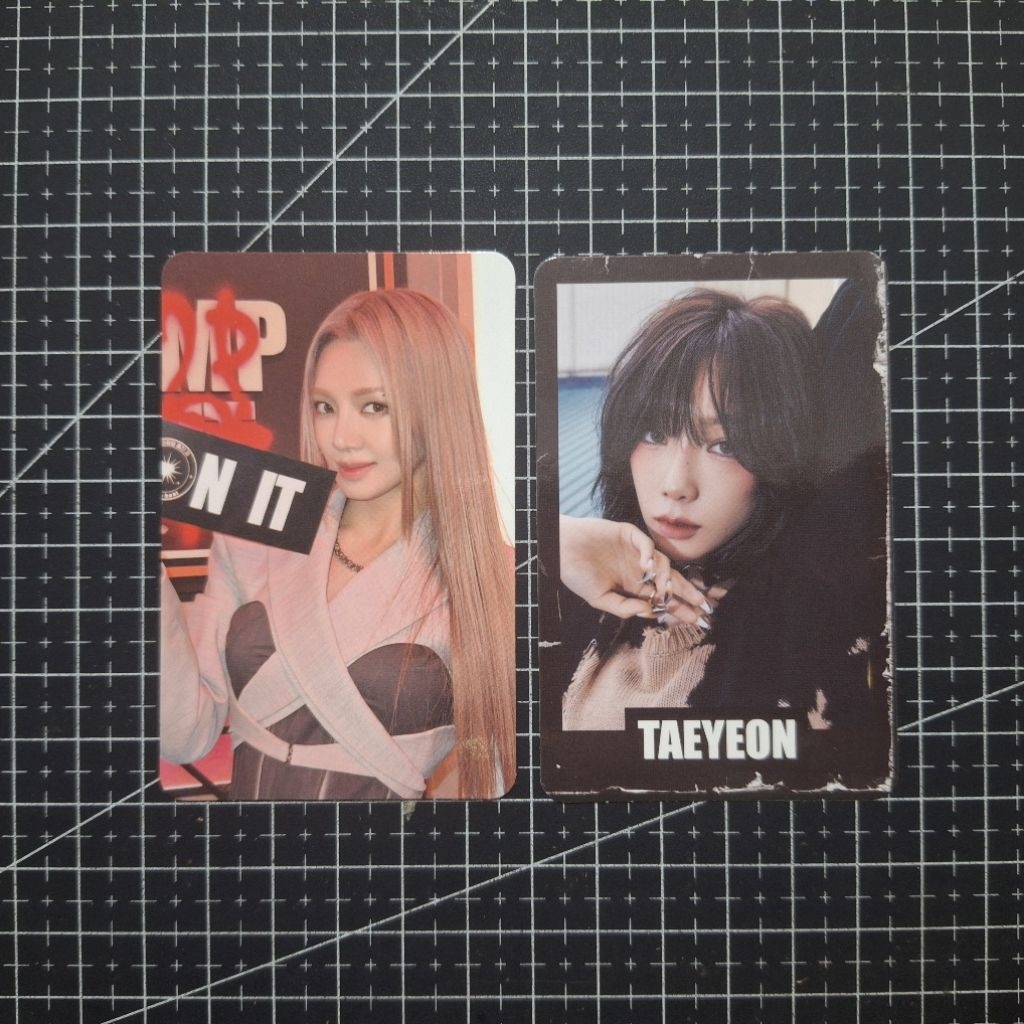 GOT the Beat Taeyeon Hyoyeon Trading Card TC Stamp On It Official Photocard PC