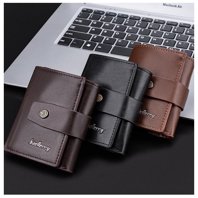 Dompet Pria Wanita Slim Kekinian Kulit PU - Baellerry Original K9218