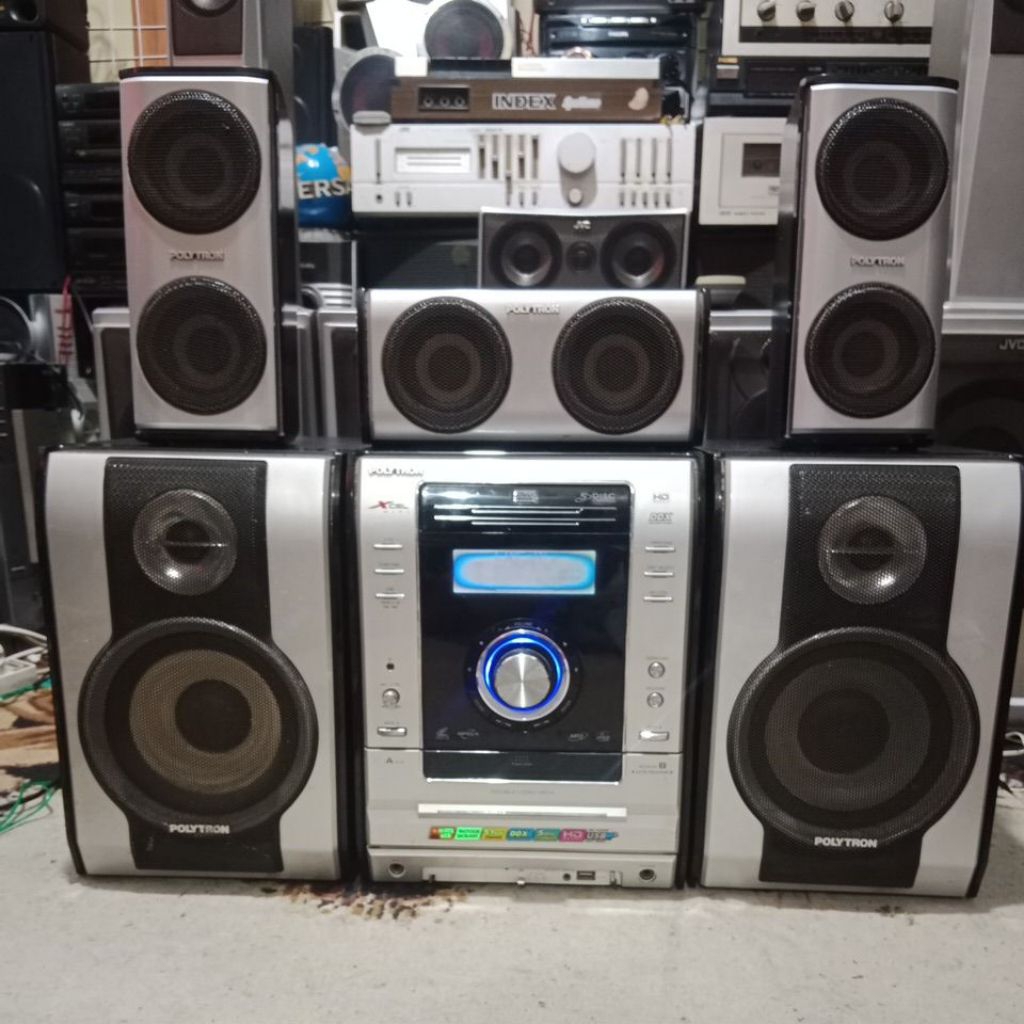 BIG COMPO POLYTRON XCEL HIFI SUPER BASS CLARITY CLASIC MEWAH JADUL