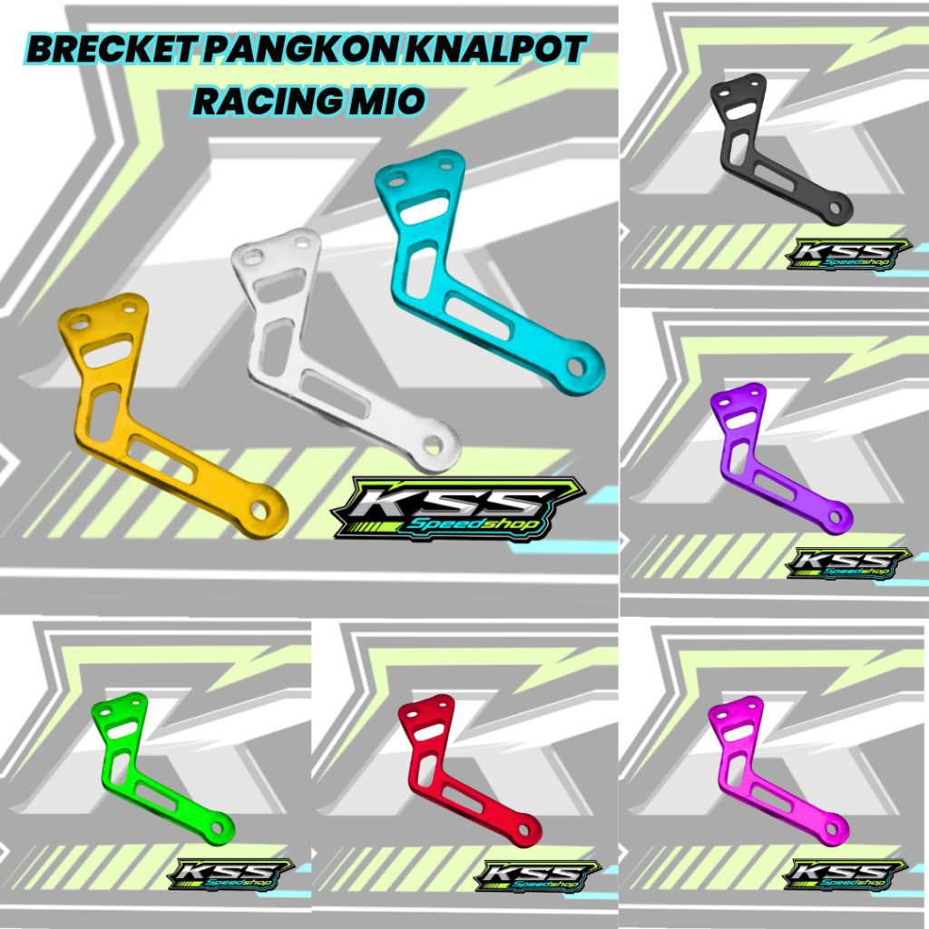 Bracket Breket Knalpot Racing Mio Pangkon Dudukan Knalpot Racing Mio Old / Smile / Soul / Sporty / N