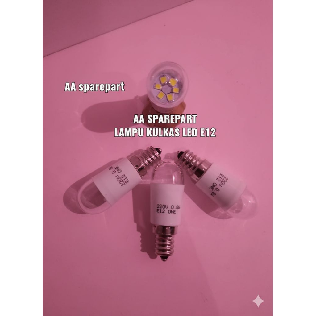 Lampu kulkas LED E12 / Lampu Led kulkas E12