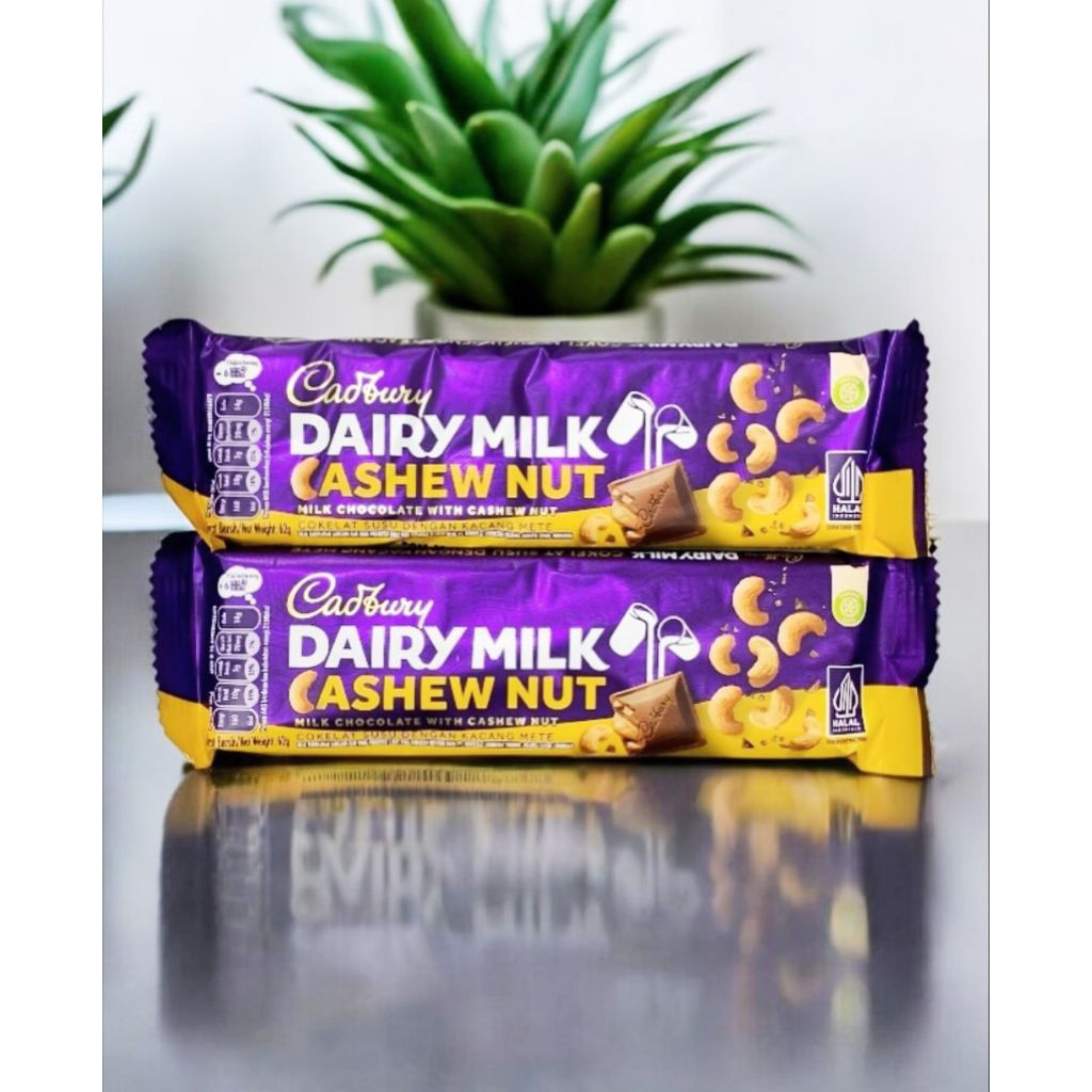 coklat - Cadbury Dairy Milk - Cashew Nut - 65gr