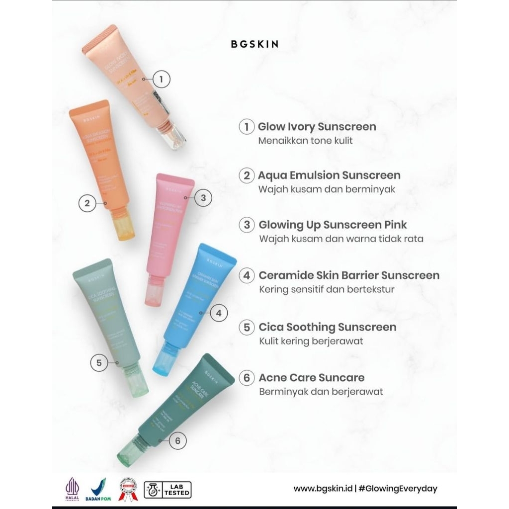 BG Skin Sunscreen || Sunscreen BG Skin