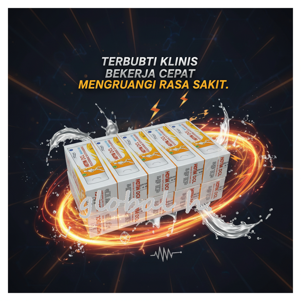 HOTIN DCL Emulsi Gel 60G Obat Anti Inflamasi Non Steroid Membantu Meredakan Nyeri Otot Akibat Olahra