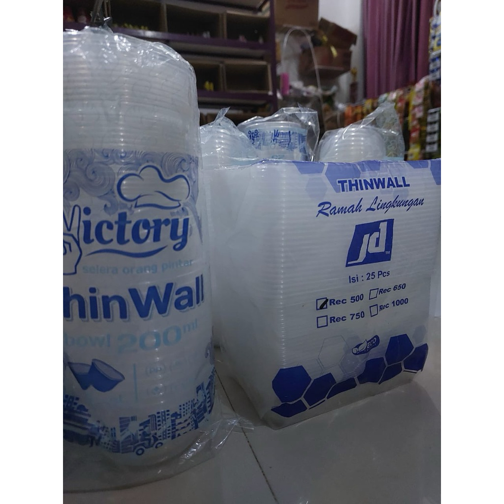 Thin Wall Victory (Kemasan makanan) || Tempat makanan