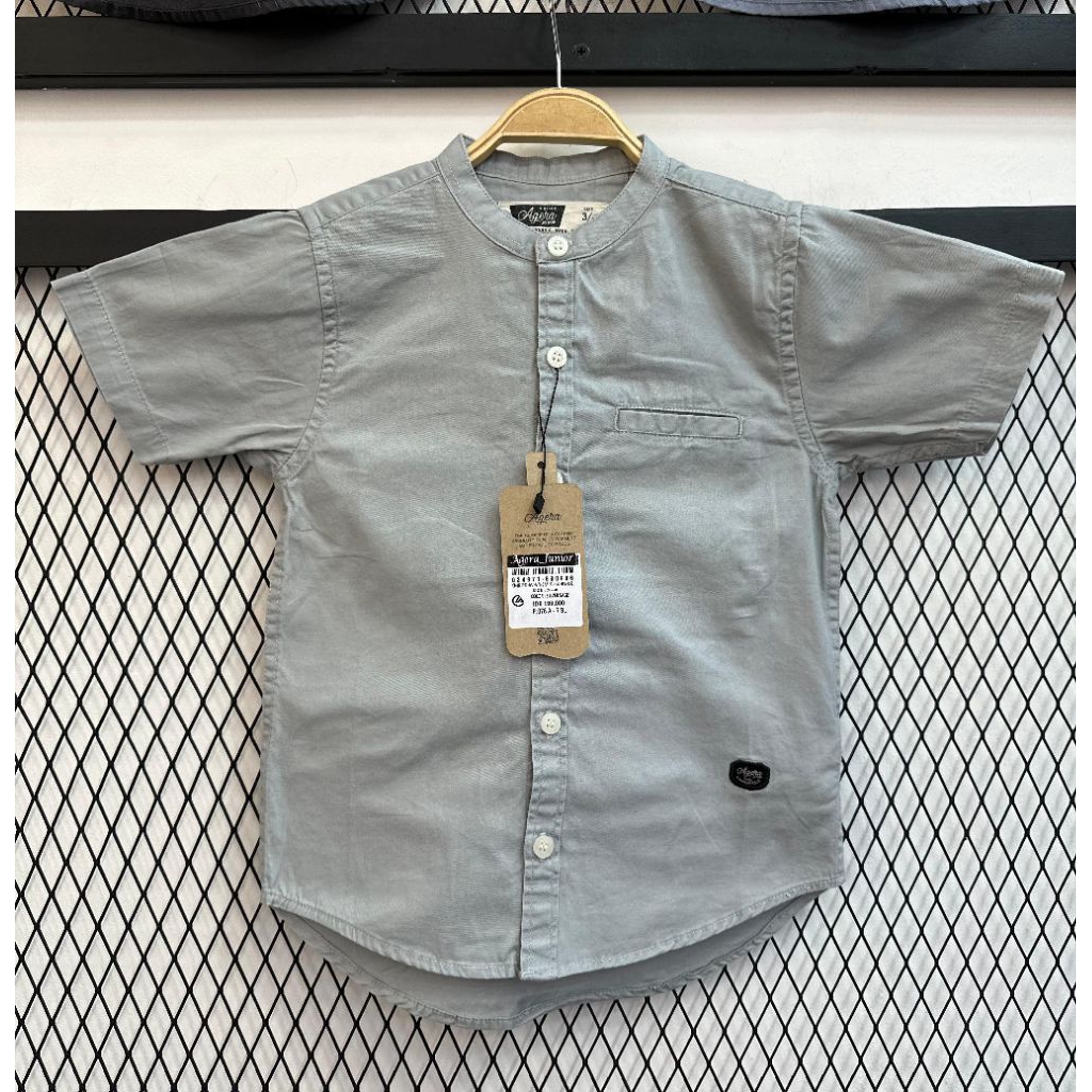 Kemeja Koko Agera Junior lengan pendek