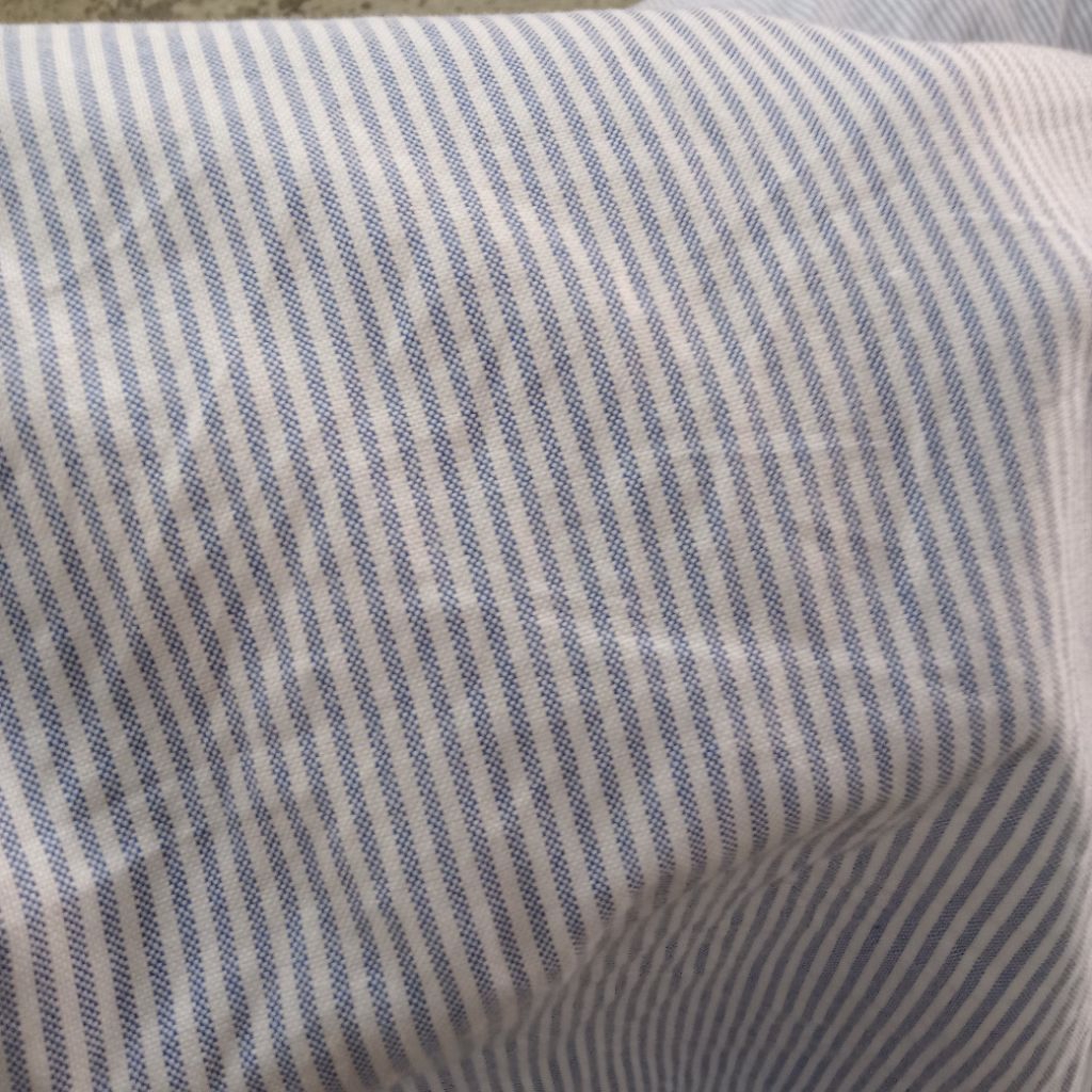 KAIN KATUN OXFORD SALUR HARGA/0,5M