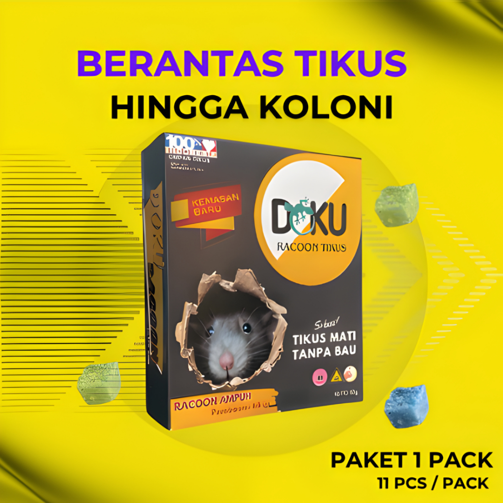 Doku Racun Tikus Mati Kering Paling Ampuh Tikus Mati Tanpa Bau Racun Tikus Kotak Tikus Mati DiTempat