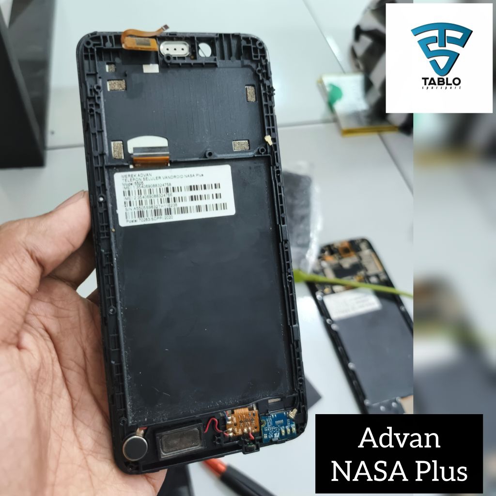 frame tulangan speaker antena advan nasa plus ori copotan hp