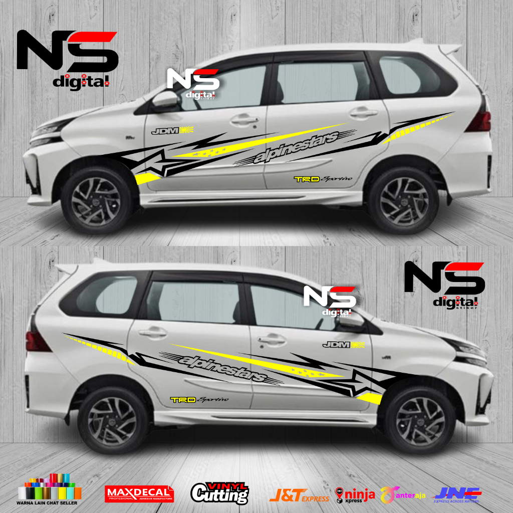 terlaris Stiker sticker mobil avanza | stiker list body mobil avanza xenia