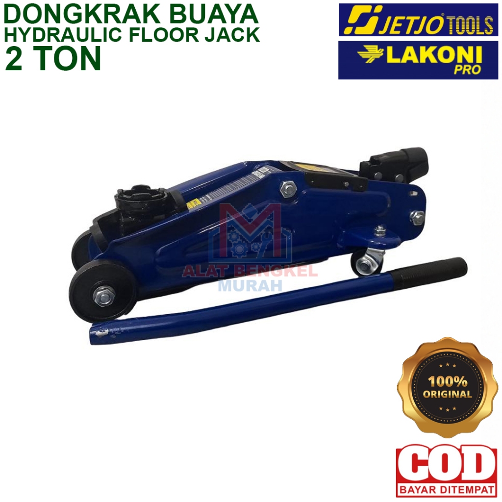 JETJO TOOLS / LAKONI PRO Dongkrak Buaya 2 TON / Hydraulic Floor Jack 2T 801050