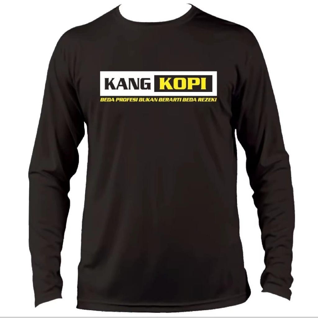 KAOS LENGAN PANJANG TEMA KANG KOPI