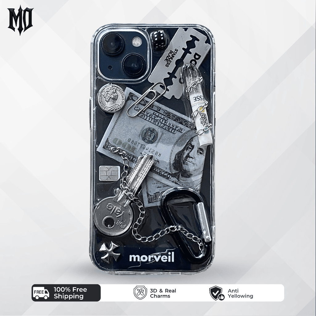 [morveil] Signature - CASE HP IPHONE ANDROID resin aesthetic keren gothic y2k - M61