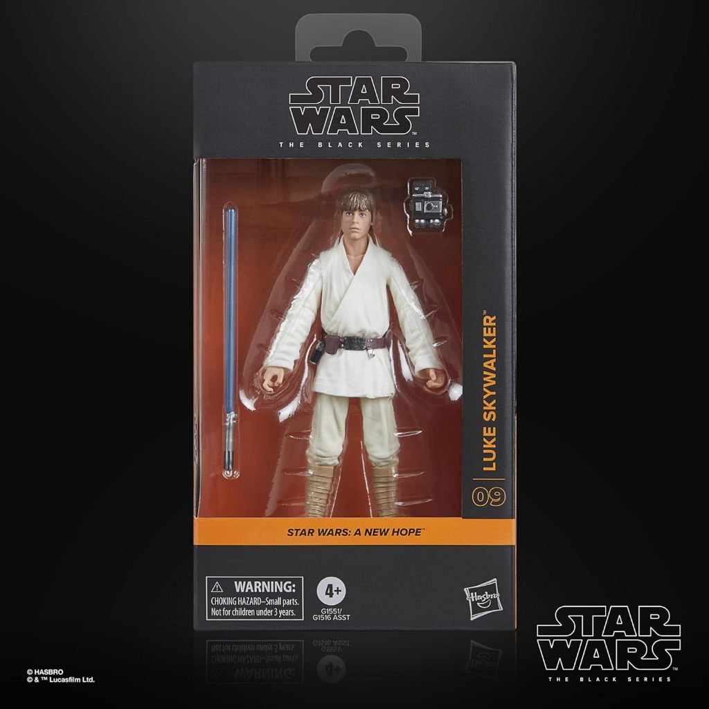 BOOM SALE STAR WARS The Black Series Luke Skywalker, A New Hope Koleksi Figur Aksi 6 Inci [Kode
