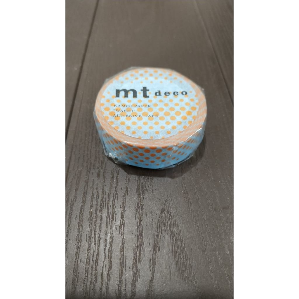 MT deco dot orange washi tape