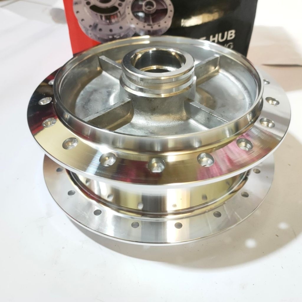 Tromol set depan-belakang Chrome Karisma - SupraX125 Old - Revo