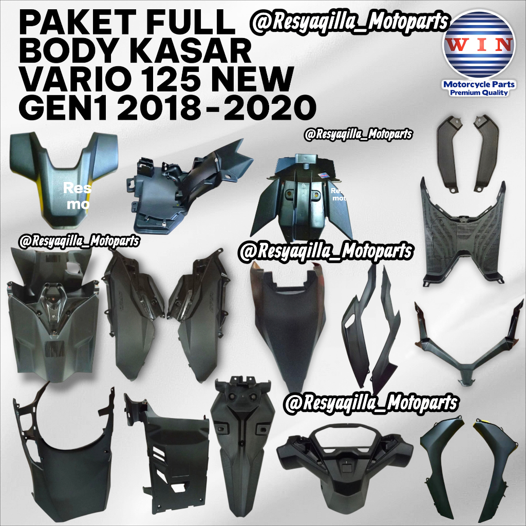 WIN - PAKET FULL BODY KASAR VARIO 125 NEW GEN 1 II BODY KASAR VARIO 125/150 NEW GEN1 2018-2021