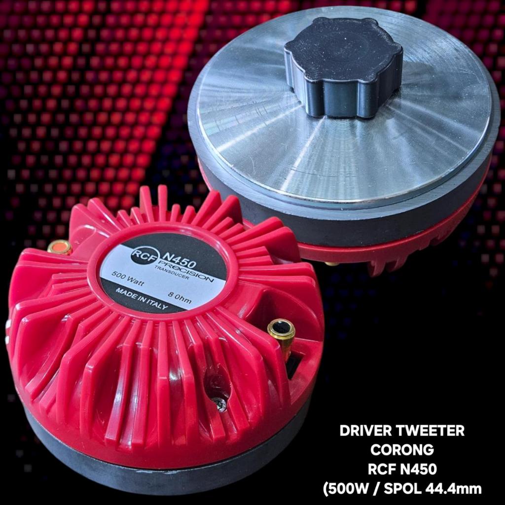 Driver Tweeter Corong RCF N450 Merah / Red N 450 Spol 44.4mm