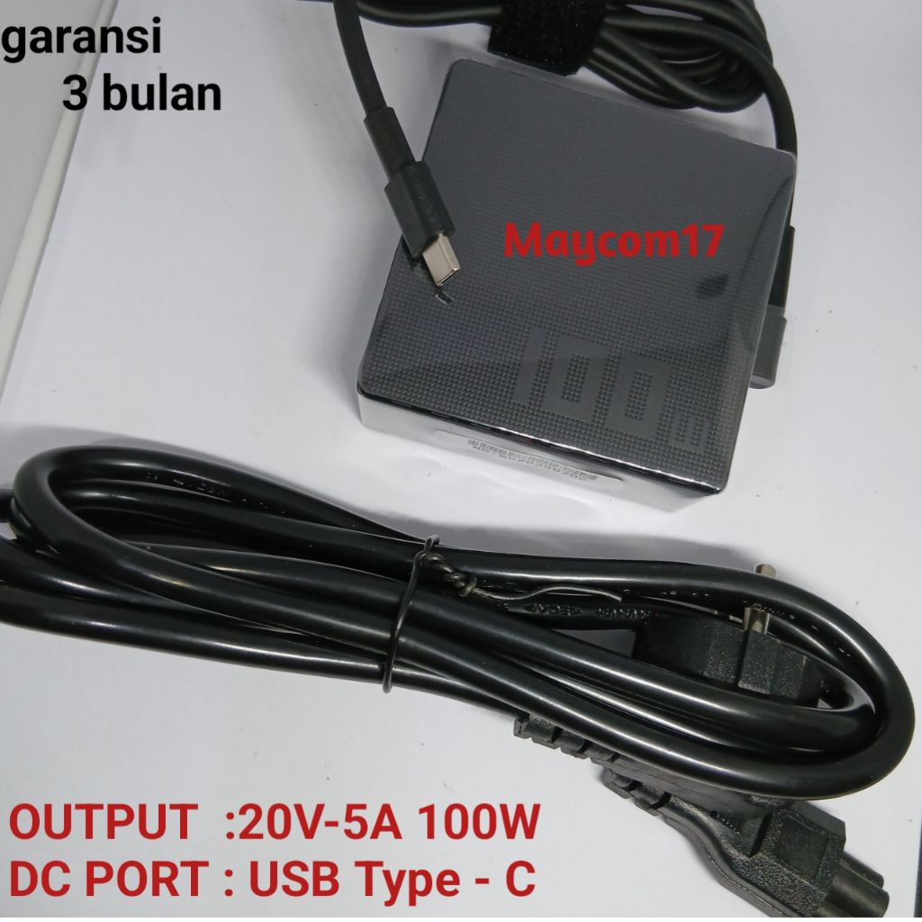 Adaptor Charger Laptop Asus ZenBook 14X OLED UX5400EG 20V 5A 100W Type C